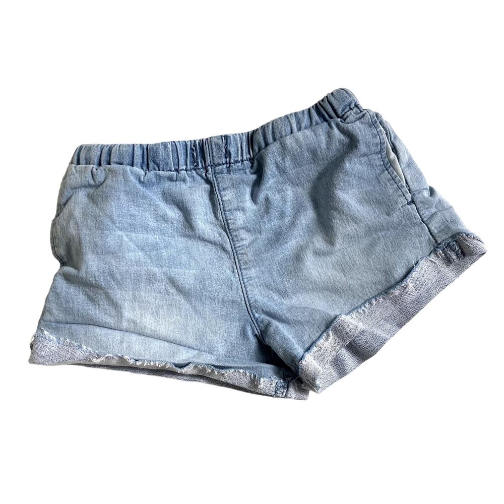 Joe's Jeans Girls Rolled Raw Hem Denim Shorts - Medium 10/12